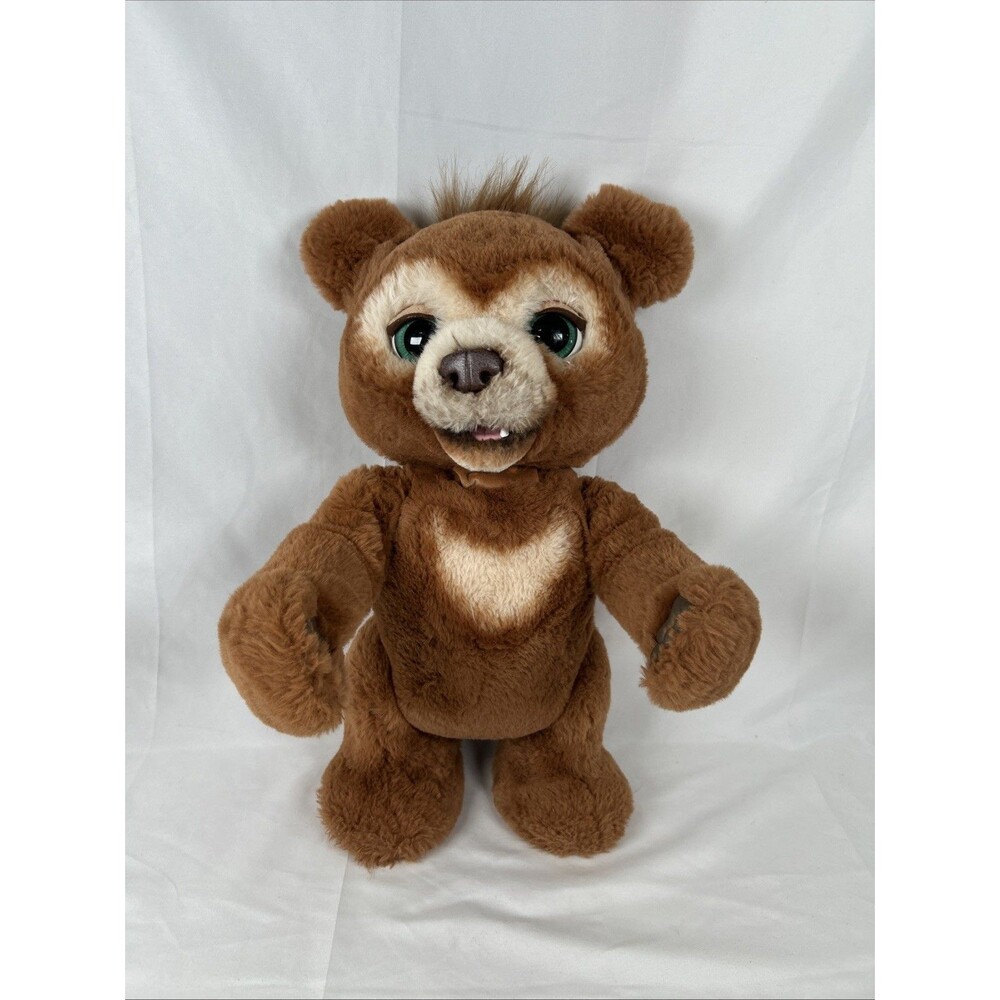 Hasbro FurReal Friends Bear Cub 2018 Animatronic Robot Tested Noises Moves